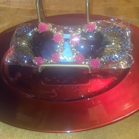 Designer Crystal Oversized Sunglasses - Picture 1 of 5